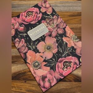 Bruno Visconti Soft Touch Pink Blossoms Floral Notebook Journal A5 NEW